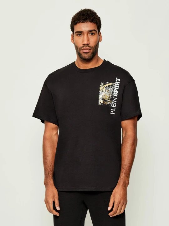 Zdjęcie produktu Plein Sport T-shirt Iron Tiger | Loose fit czarny