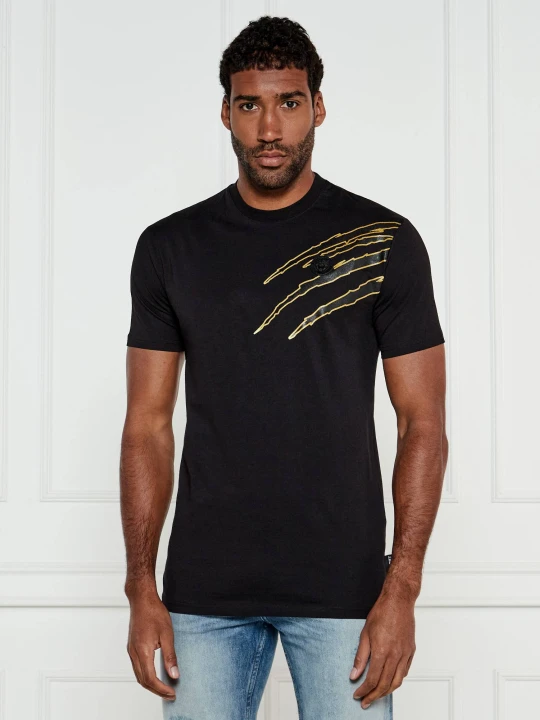 Zdjęcie produktu Plein Sport T-shirt Lamina Scratch | Loose fit czarny