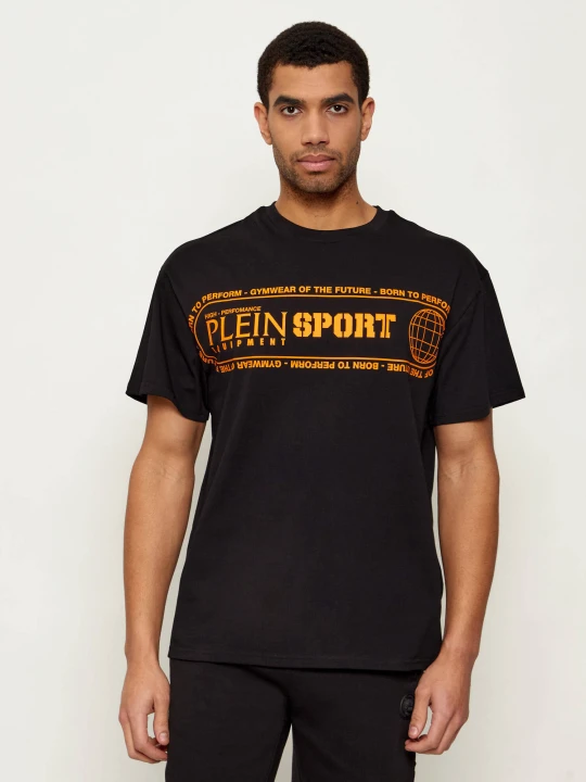 Zdjęcie produktu Plein Sport T-shirt Logo Lettering | Loose fit czarny