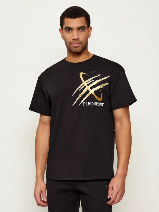 Zdjęcie produktu Plein Sport T-shirt Mercury Scratch | Loose fit czarny