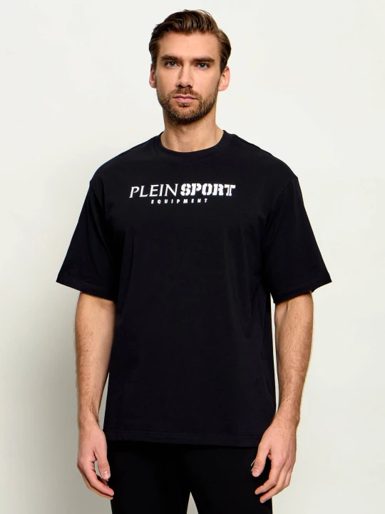 Zdjęcie produktu Plein Sport T-shirt Reflective Scratch | Relaxed fit czarny