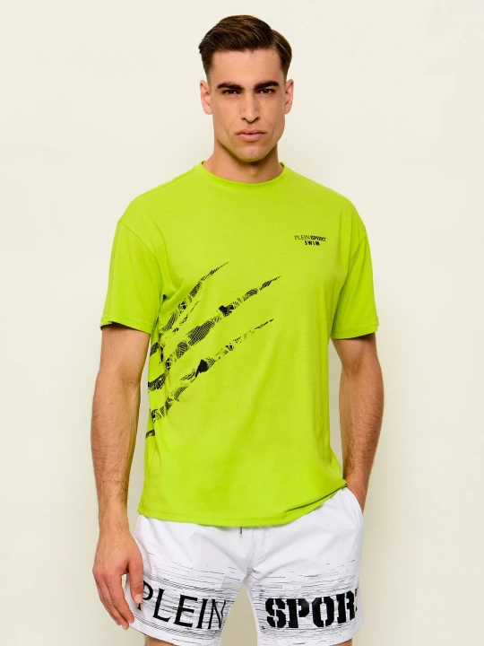 Zdjęcie produktu Plein Sport T-shirt | Regular Fit limonkowy