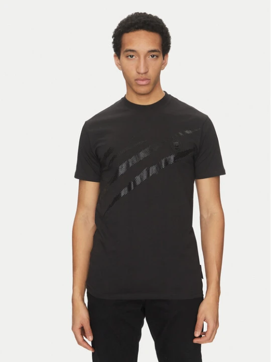 Zdjęcie produktu Plein Sport T-Shirt SAEC MTK8008 STE001N Czarny Regular Fit