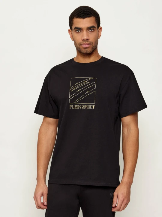 Zdjęcie produktu Plein Sport T-shirt Scratch Logo | Loose fit czarny