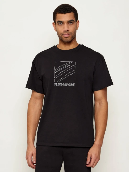 Zdjęcie produktu Plein Sport T-shirt Scratch Logo | Loose fit czarny