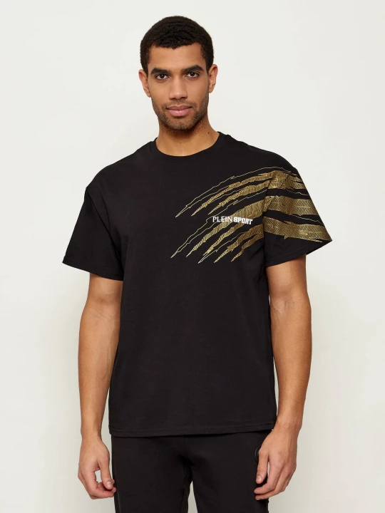Zdjęcie produktu Plein Sport T-shirt Scratch | Regular Fit czarny