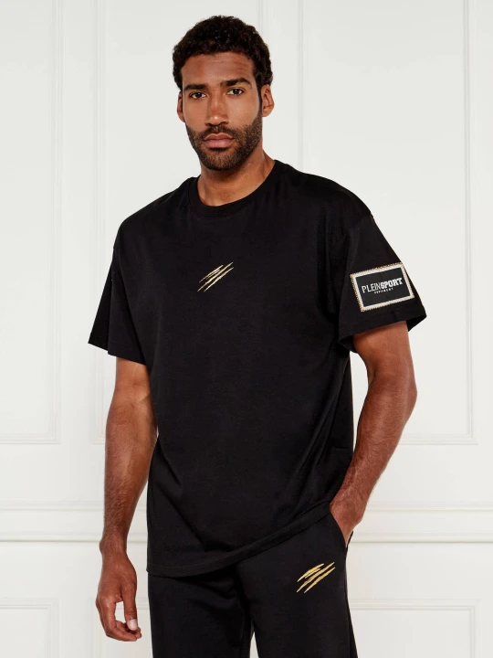 Zdjęcie produktu Plein Sport T-shirt SS Label | Loose fit czarny