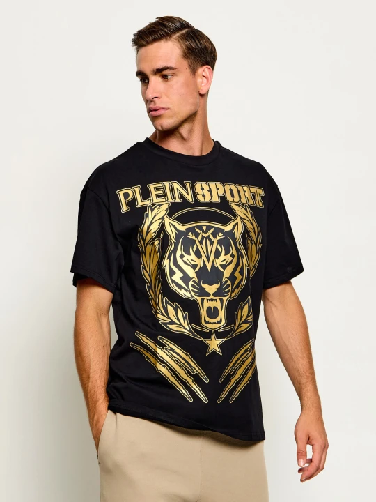 Zdjęcie produktu Plein Sport T-shirt Tiger Crest | Regular Fit czarny