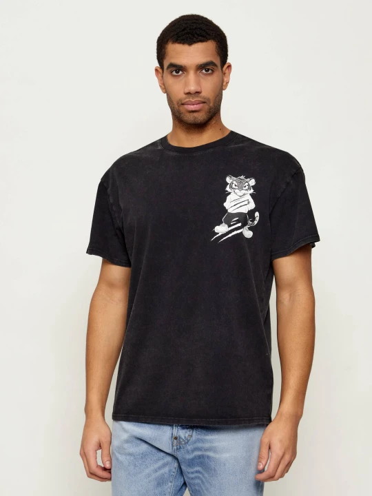 Zdjęcie produktu Plein Sport T-shirt Tiger Scratch | Loose fit czarny