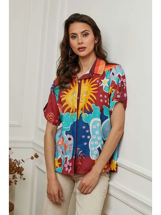 Zdjęcie produktu Plume Bluzka "Byzance" ze wzorem rozmiar: XL