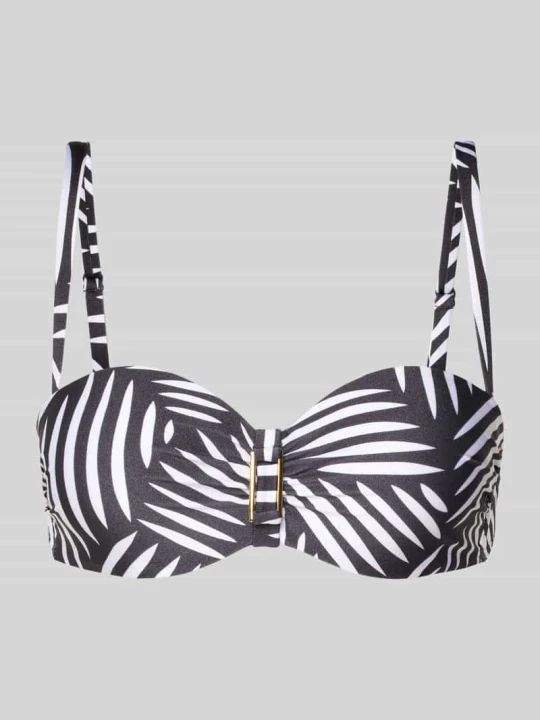 Zdjęcie produktu PLUS SIZE góra bikini z fiszbinami model 'Liv' Lascana Czarny