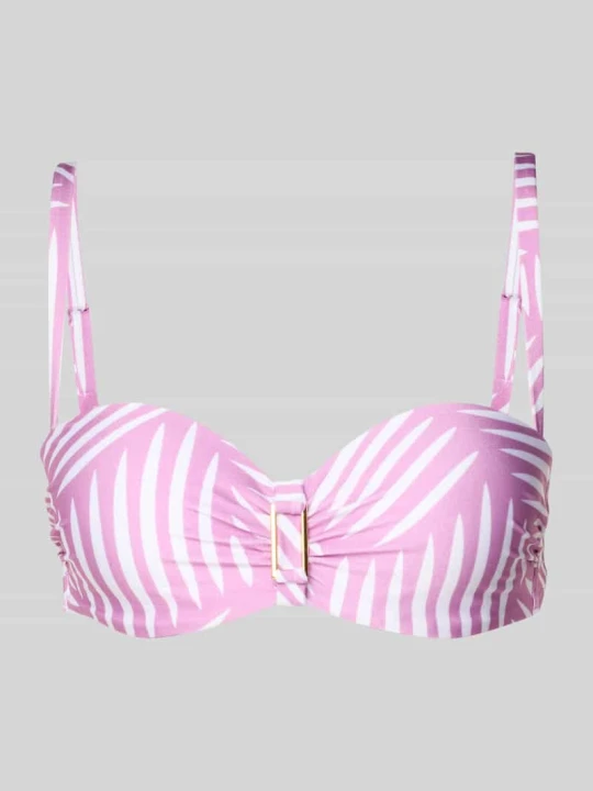 Zdjęcie produktu PLUS SIZE góra bikini z fiszbinami model 'Liv' Lascana Purpurowy