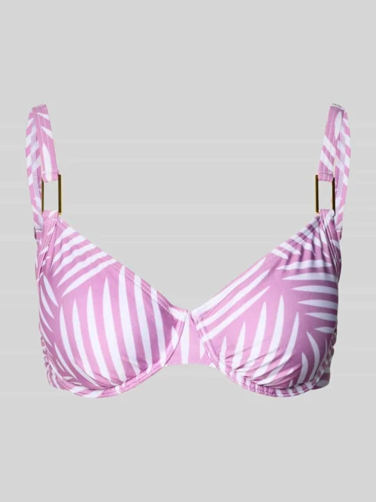 Zdjęcie produktu PLUS SIZE góra od bikini z fiszbinami model 'Liv' Lascana Purpurowy