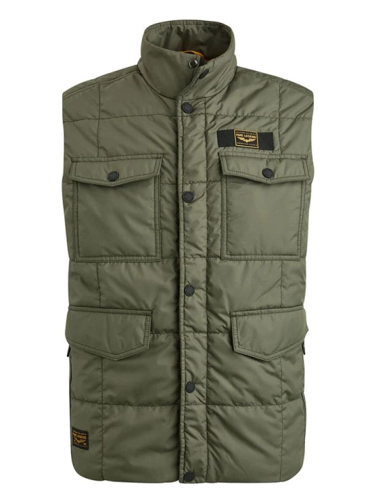 Zdjęcie produktu PME Legend Kamizelka pikowana w kolorze khaki rozmiar: XL