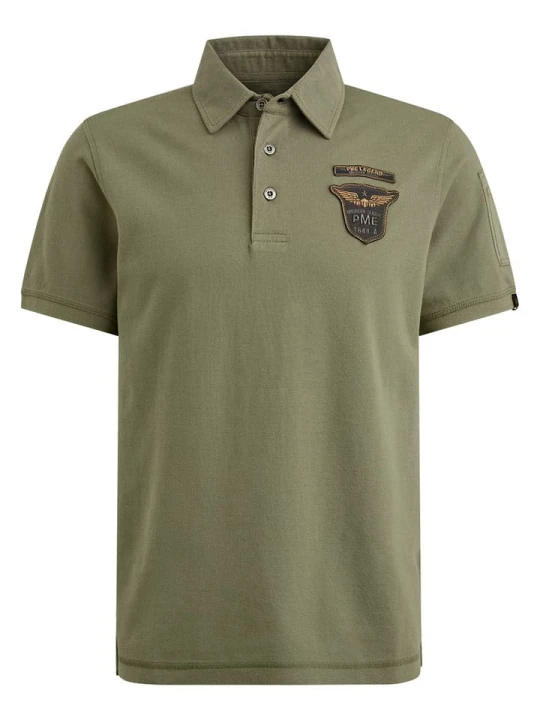 Zdjęcie produktu PME Legend Koszulka polo w kolorze khaki rozmiar: L