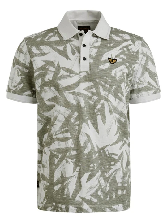 Zdjęcie produktu PME Legend Koszulka polo w kolorze kremowo-oliwkowym rozmiar: 3XL