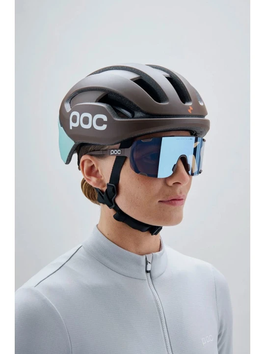 Zdjęcie produktu POC Okulary rowerowe "Devour Mid" w kolorze czarno-niebieskim rozmiar: onesize