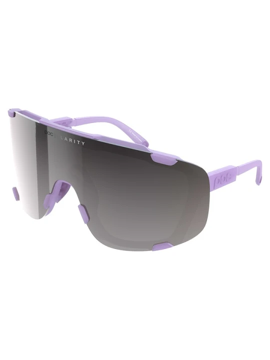 Zdjęcie produktu POC Okulary rowerowe "Devour" w kolorze fioletowo-szarym rozmiar: onesize
