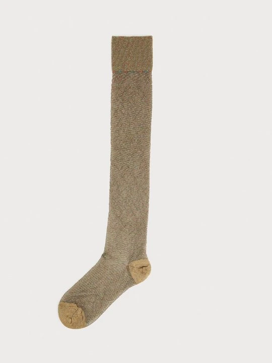 Zdjęcie produktu Podkolanówki Happy Socks beżowy