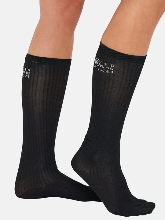 Zdjęcie produktu Podkolanówki MM6 Maison Margiela czarny