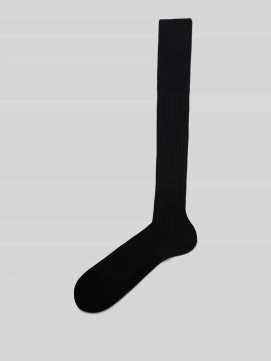 Zdjęcie produktu Podkolanówki z detalem z logo model 'MILANO' Falke Czarny