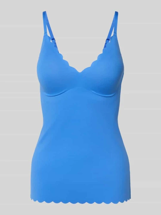 Zdjęcie produktu Podkoszulek z faliste wykończenie model 'SENSATION' SKINY Niebieski