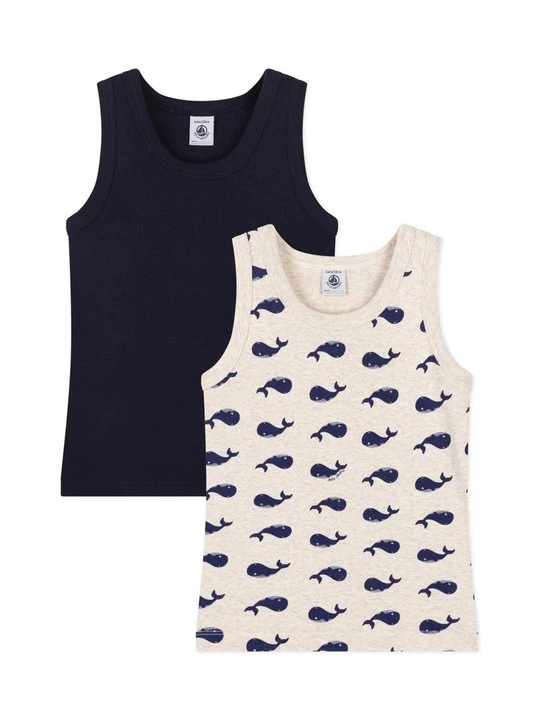Zdjęcie produktu Podkoszulki Petit Bateau granatowy