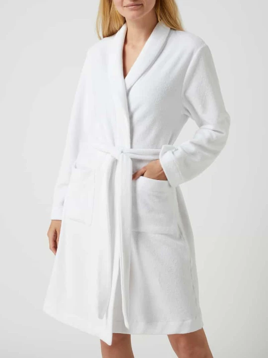 Zdjęcie produktu Szlafrok z froty model ‘Robe Selection’ Hanro Biały