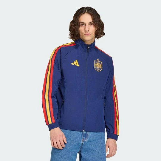 Zdjęcie produktu Podstawowa bluza reprezentacyjna Hiszpanii Adidas Dark Blue