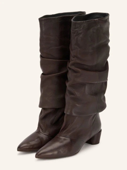 Zdjęcie produktu Poeve Kozaki Tezza braun CIEMNOBRĄZOWY