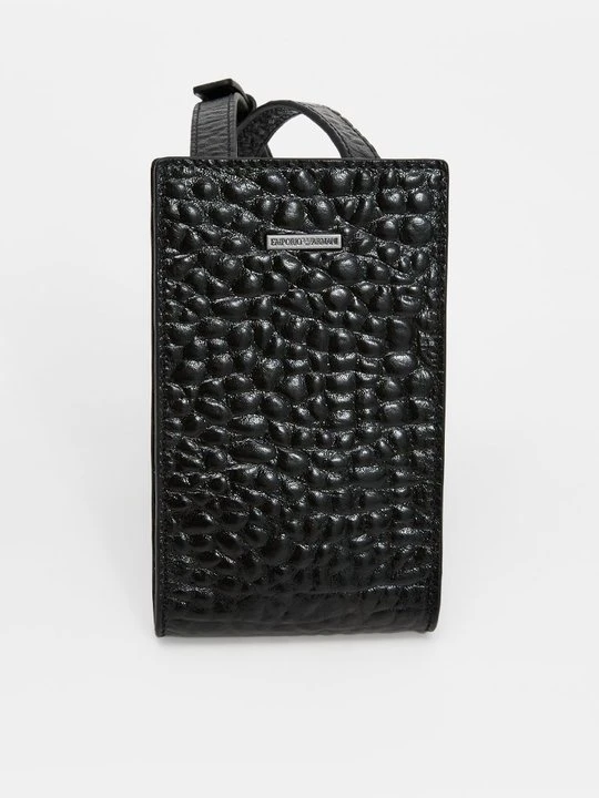 Zdjęcie produktu Pokrowiec na telefon komórkowy Emporio Armani czarny