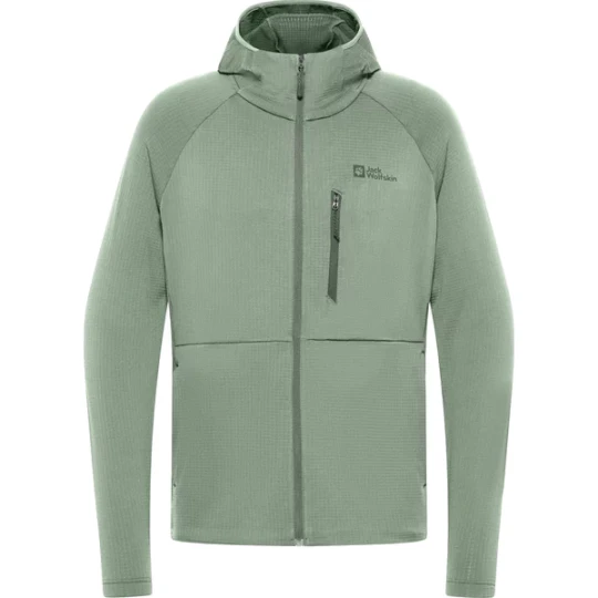 Zdjęcie produktu Polar męski Kolbenberg Hooded Fz Jack Wolfskin Zielony
