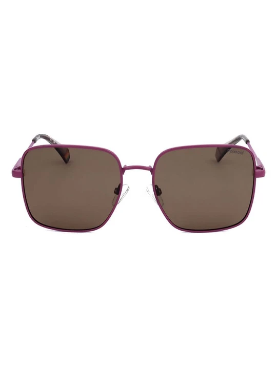 Zdjęcie produktu Polaroid Damskie okulary przeciwsłoneczne w kolorze fioletowo-brązowym rozmiar: 56