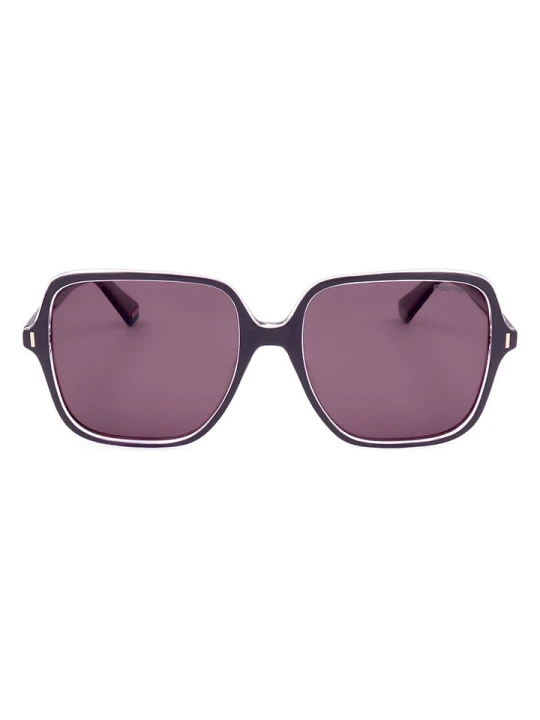 Zdjęcie produktu Polaroid Damskie okulary przeciwsłoneczne w kolorze fioletowym rozmiar: 56