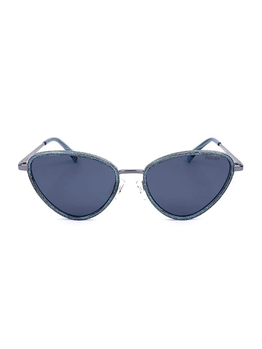 Zdjęcie produktu Polaroid Damskie okulary przeciwsłoneczne w kolorze niebieskim rozmiar: 55