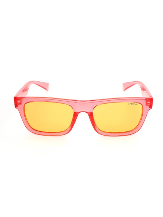Zdjęcie produktu Polaroid Męskie okulary przeciwsłoneczne w kolorze różowo-żółtym rozmiar: 53