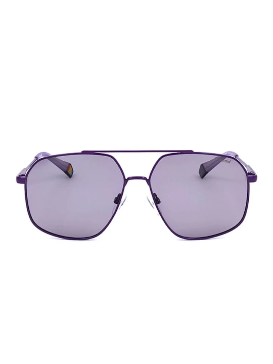 Zdjęcie produktu Polaroid Okulary przeciwsłoneczne unisex w kolorze fioletowym rozmiar: 58