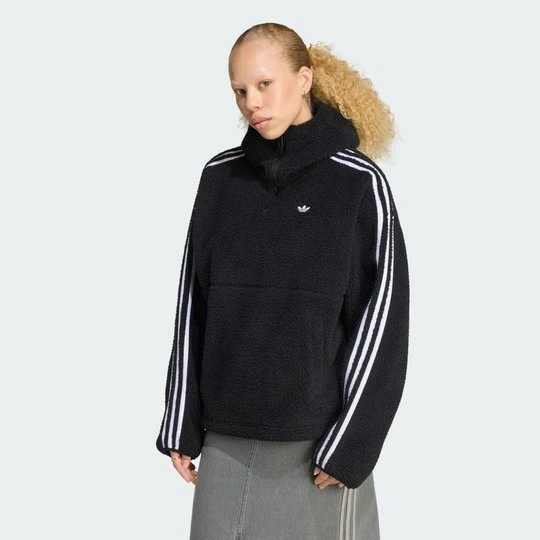 Zdjęcie produktu POLAROWA BLUZA Z KAPTUREM ADIDAS ORIGINALS BY JENNIE czarny