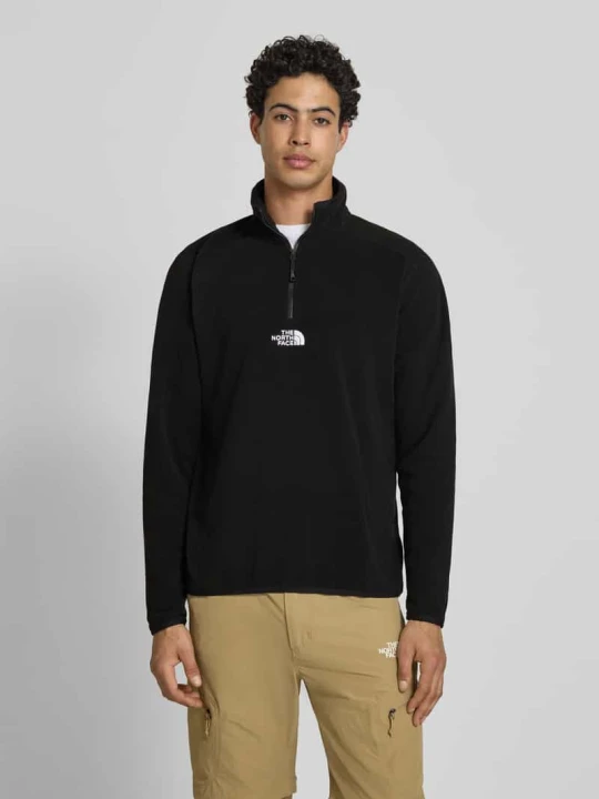Zdjęcie produktu Polarowa bluza z zamkiem model 'GLACIER' The North Face Czarny
