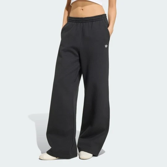 Zdjęcie produktu POLAROWE SPODNIE Z SZEROKIMI NOGAWKAMI ESSENTIALS Adidas czarny