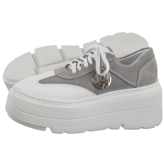 Zdjęcie produktu Sneakersy Aida White/Gray (NP22-a) Nepeke