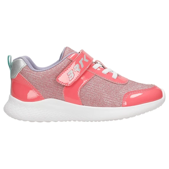 Zdjęcie produktu Bartek różowe sneakersy dla dziewcząt z blyszczacym materialem 87005-15