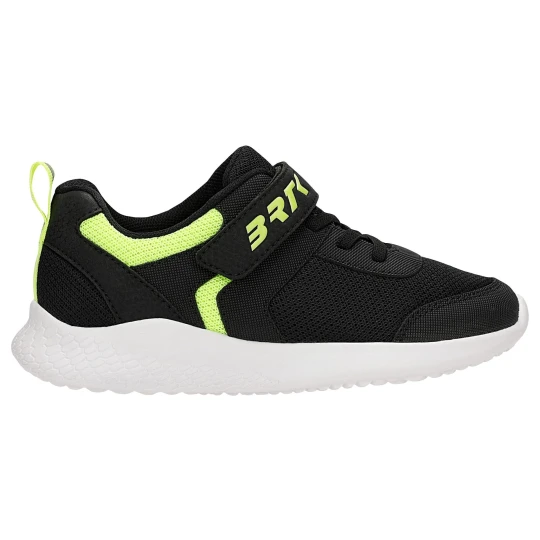 Zdjęcie produktu Czarne sneakersy Bartek z neonowymi zielonymi wstawkami 87003-18