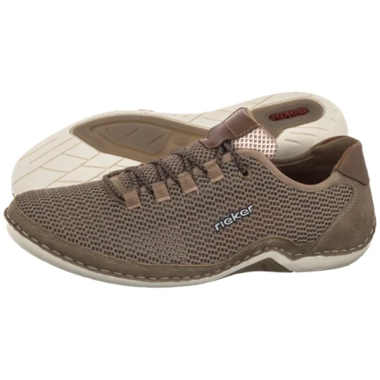 Zdjęcie produktu Półbuty Beżowe 07555-64 Beige (RI263-b) Rieker