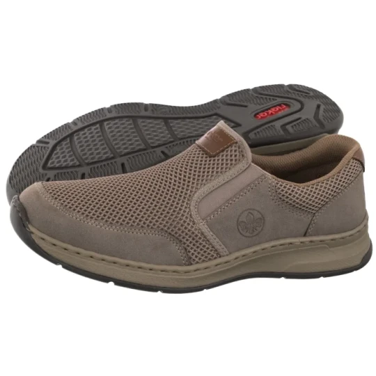 Zdjęcie produktu Półbuty Beżowe 14363-64 Beige (RI358-a) Rieker