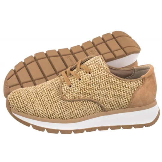 Zdjęcie produktu Półbuty Beżowe 9-23703-42 408 Beige Comb (CP402-a) Caprice