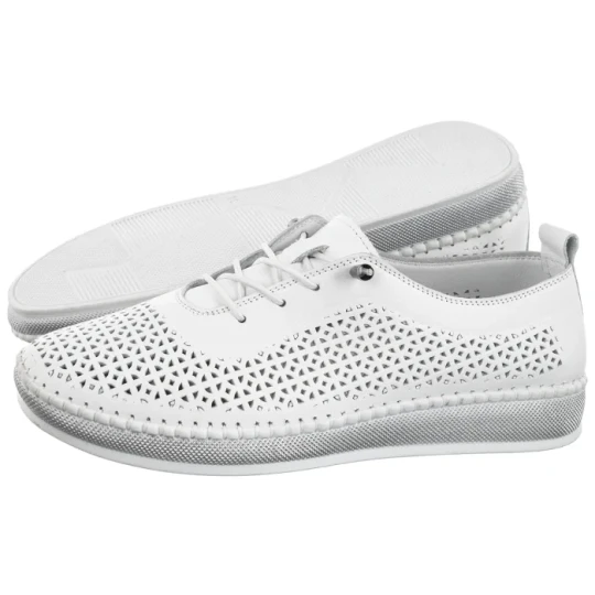 Zdjęcie produktu Półbuty Białe V567-04891-01WHI (VE908-a) Venezia