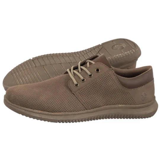 Zdjęcie produktu Półbuty Brązowe 10405-25 Brown (RI272-a) Rieker