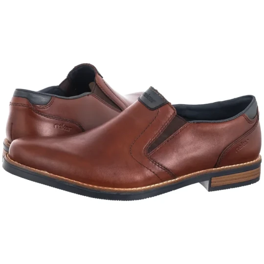 Zdjęcie produktu Półbuty Brązowe 13557-24 Brown (RI347-a) Rieker