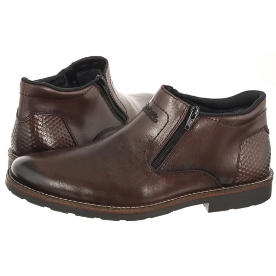 Zdjęcie produktu Półbuty Brązowe 15398-25 Brown (RI141-a) Rieker